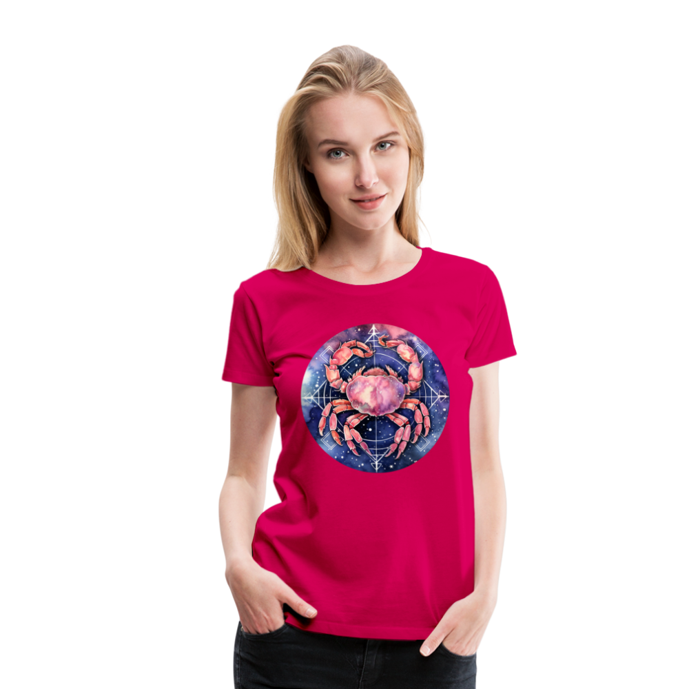 Women’s Mythical Cancer Premium T-Shirt - dark pink