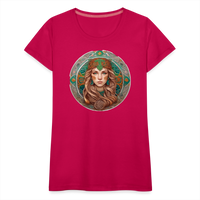 Thumbnail for Women’s Mythical Virgo Premium T-Shirt - dark pink