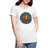 Thumbnail for Women’s Mosaic Cancer Premium T-Shirt - white