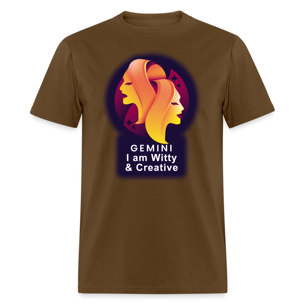 Men's Glow Gemini Classic T-Shirt - brown