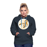 Thumbnail for Women’s Mosaic Scorpio Premium Hoodie - navy