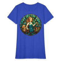 Thumbnail for Women's Mosaic Virgo T-Shirt - royal blue