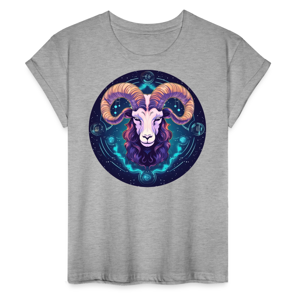 Women's Magic Capricorn Relaxed Fit T-Shirt - heather gray