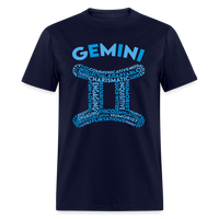 Thumbnail for Men's Power Words Gemini Classic T-Shirt - navy