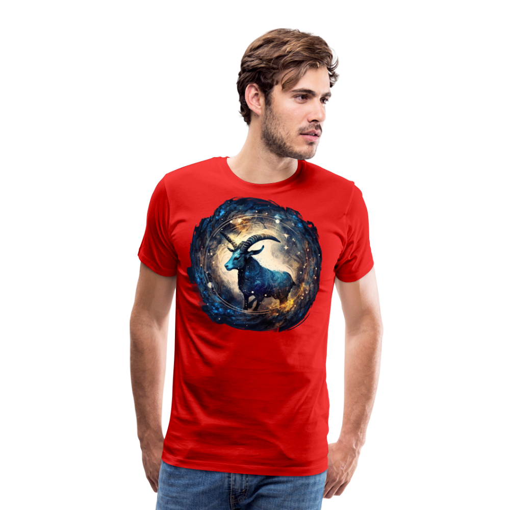 Men's Mythical Capricorn Premium T-Shirt - red