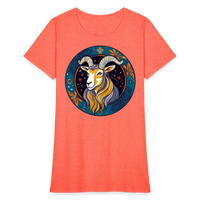 Thumbnail for Women's Mythical Capricorn T-Shirt - heather coral