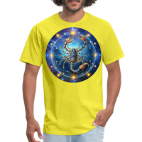 Thumbnail for Men's Symbol Scorpio Classic T-Shirt - yellow