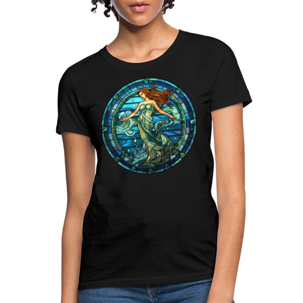 Women's Mosaic Aquarius T-Shirt - black