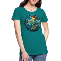 Thumbnail for Women’s Mosaic Aquarius Premium T-Shirt - teal