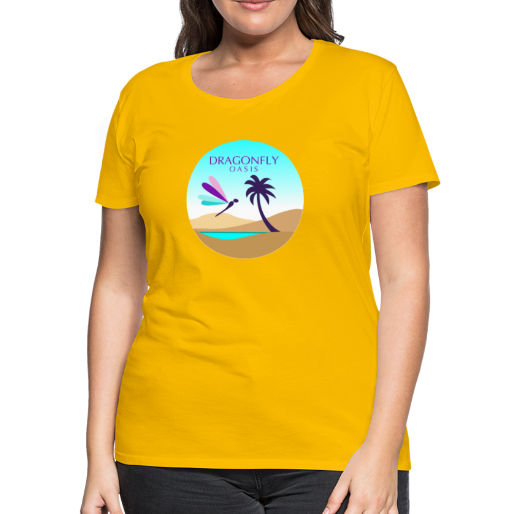 Women's Dragonfly Oasis V.2 Premium T-Shirt - sun yellow