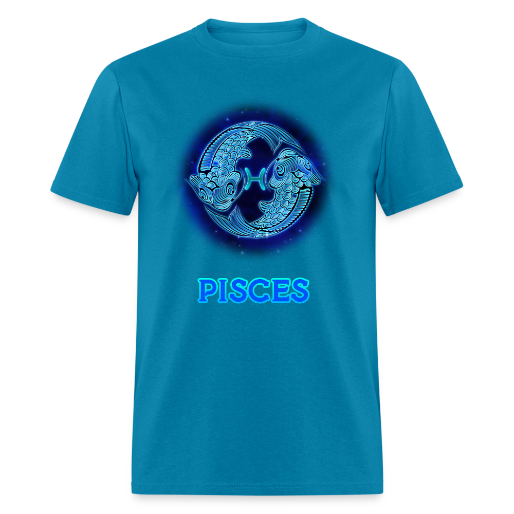 Men's Stellar Pisces Classic T-Shirt - turquoise