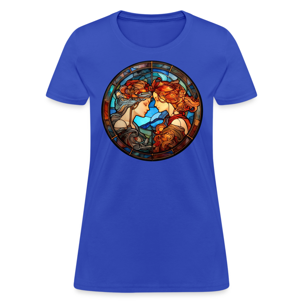 Women's Mosaic Gemini T-Shirt - royal blue