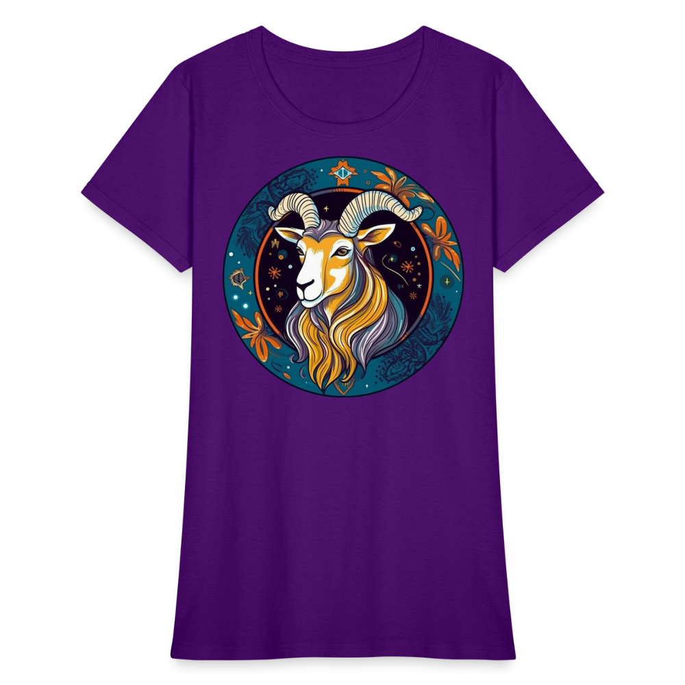 Women's Mythical Capricorn T-Shirt - purple