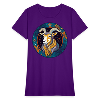 Thumbnail for Women's Mythical Capricorn T-Shirt - purple