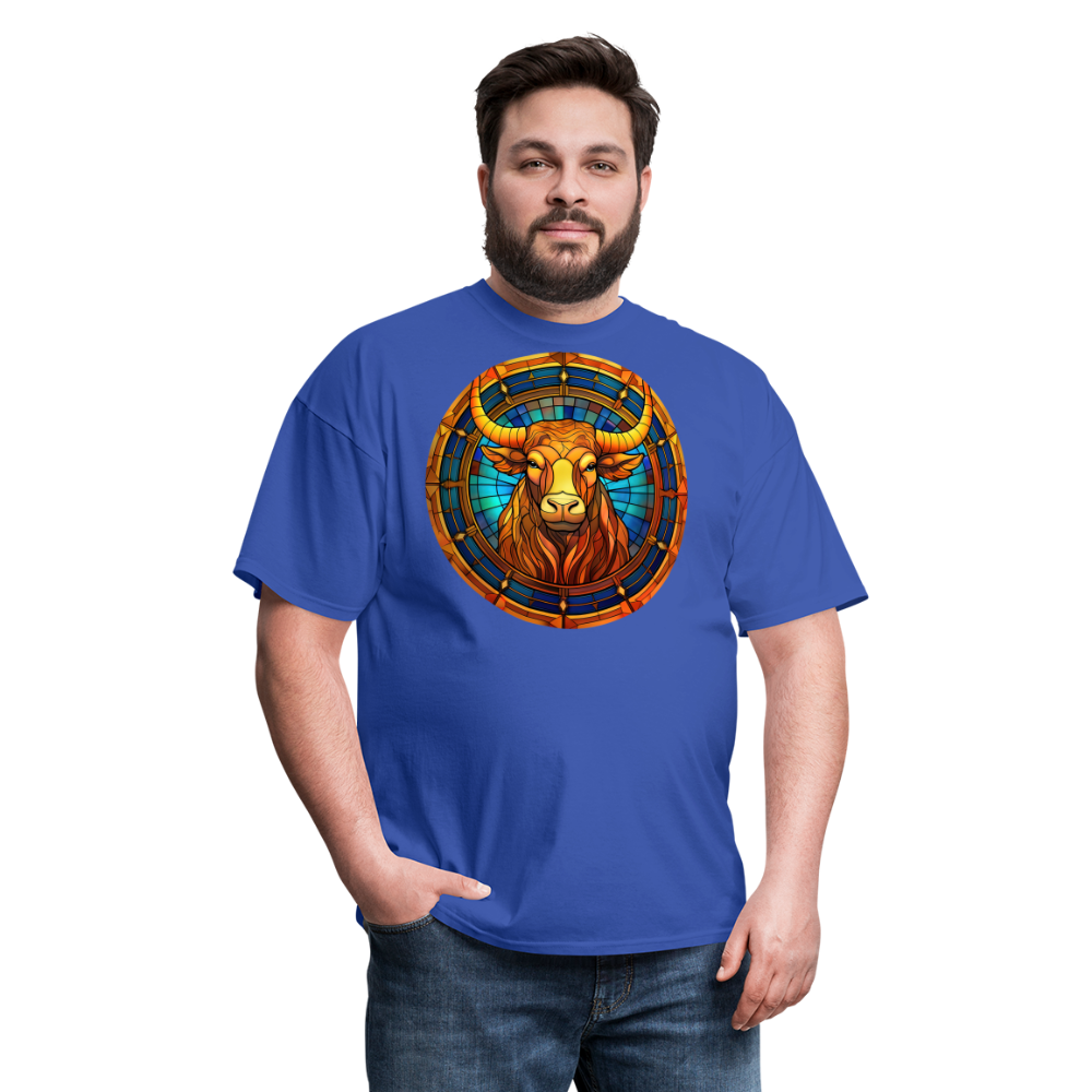 Men's Mosaic Taurus Classic T-Shirt - royal blue