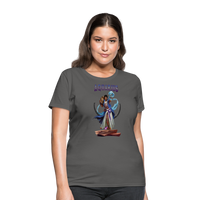 Thumbnail for Women's Astral Aquarius T-Shirt - charcoal