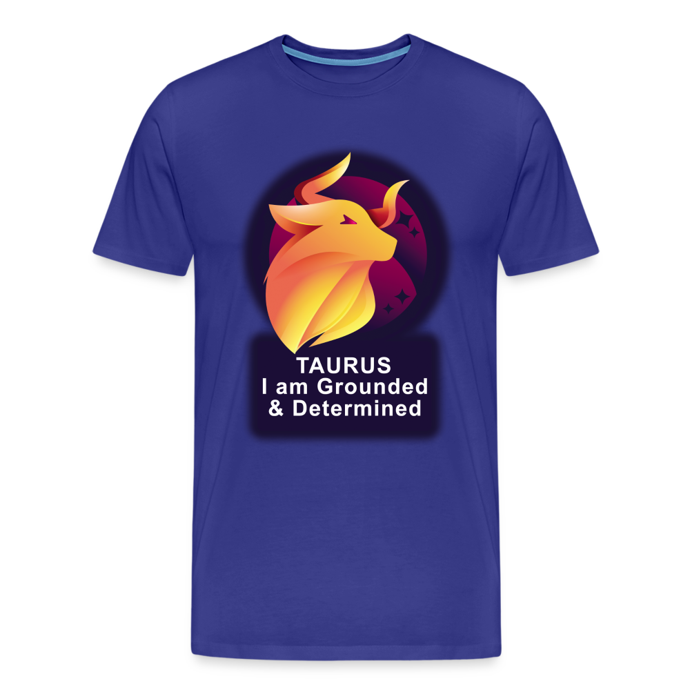 Men's Glow Taurus Premium T-Shirt - royal blue