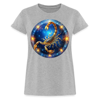 Thumbnail for Women's Mystic Scorpio Relaxed Fit T-Shirt - heather gray