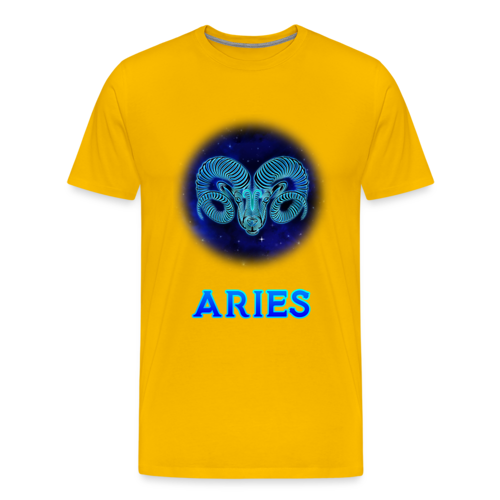 Men's Aries Premium T-Shirt - sun yellow