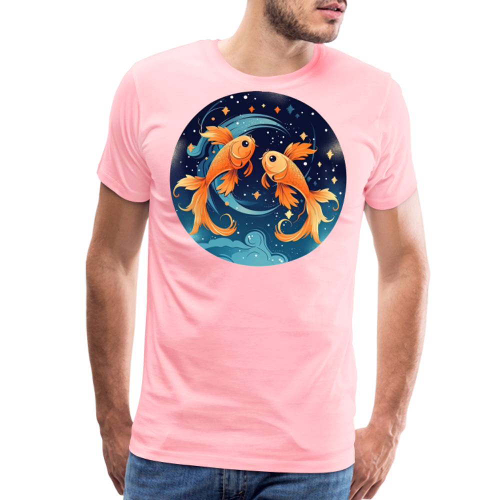 Men's Magic Pisces Premium T-Shirt - pink