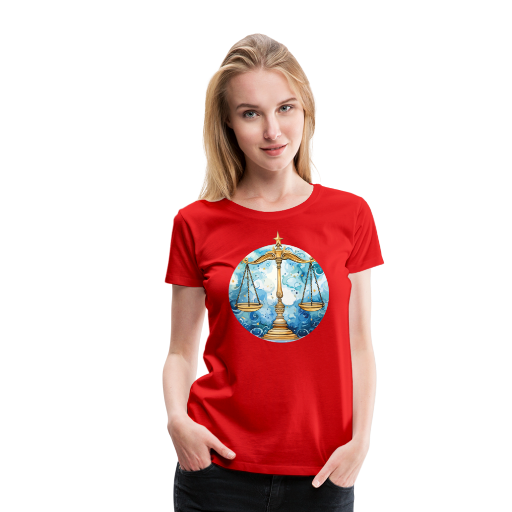 Women’sMythical Libra Premium T-Shirt - red