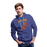 Thumbnail for Men's Power Words Sagittarius Premium Hoodie - royal blue