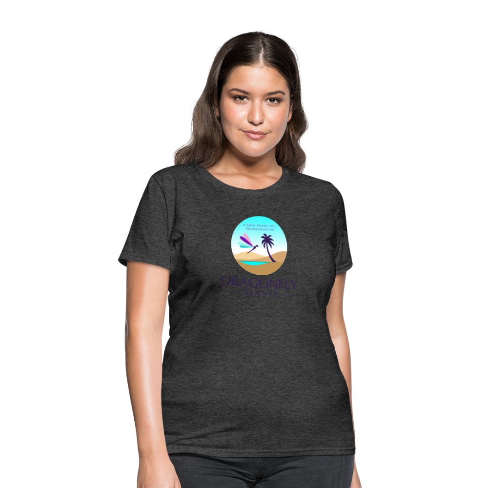 Women's Dragonfly Oasis V.1 Capricorn T-Shirt - heather black