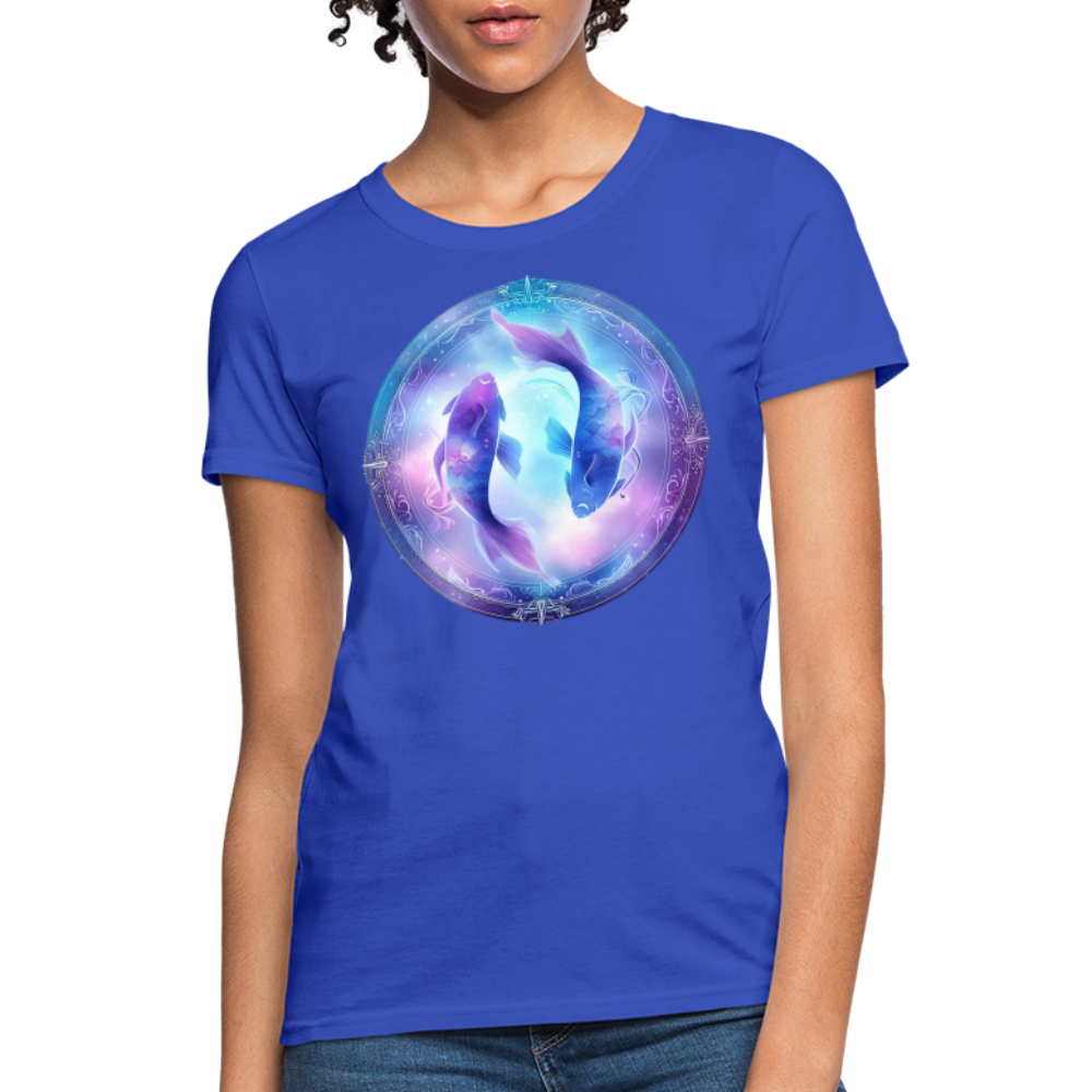 Women's Classic Pisces T-Shirt - royal blue