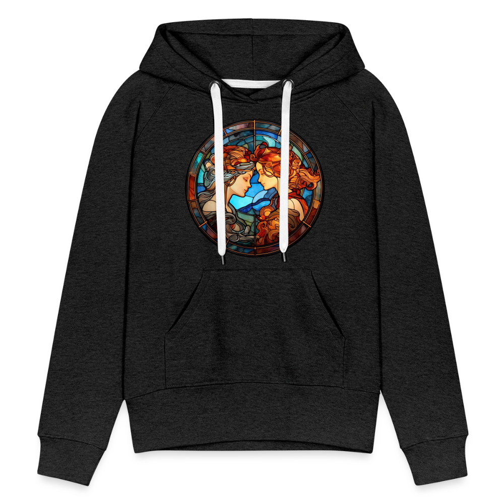 Women’s Mosaic Gemini Premium Hoodie - charcoal grey