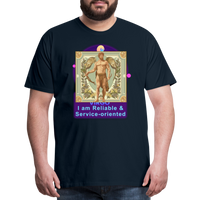 Thumbnail for Men's Mythical Virgo Premium T-Shirt - deep navy