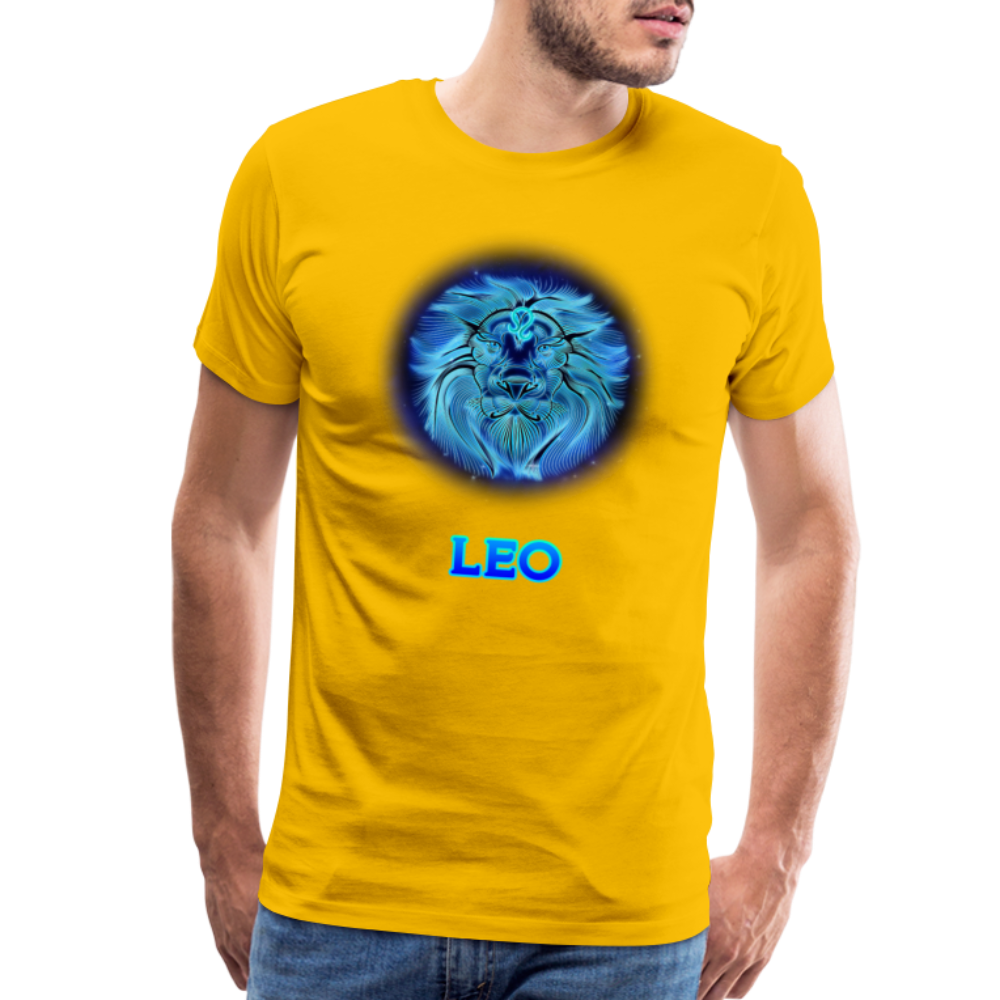 Men's Leo Premium T-Shirt - sun yellow