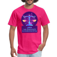 Thumbnail for Men's Neon Libra Classic T-Shirt - fuchsia