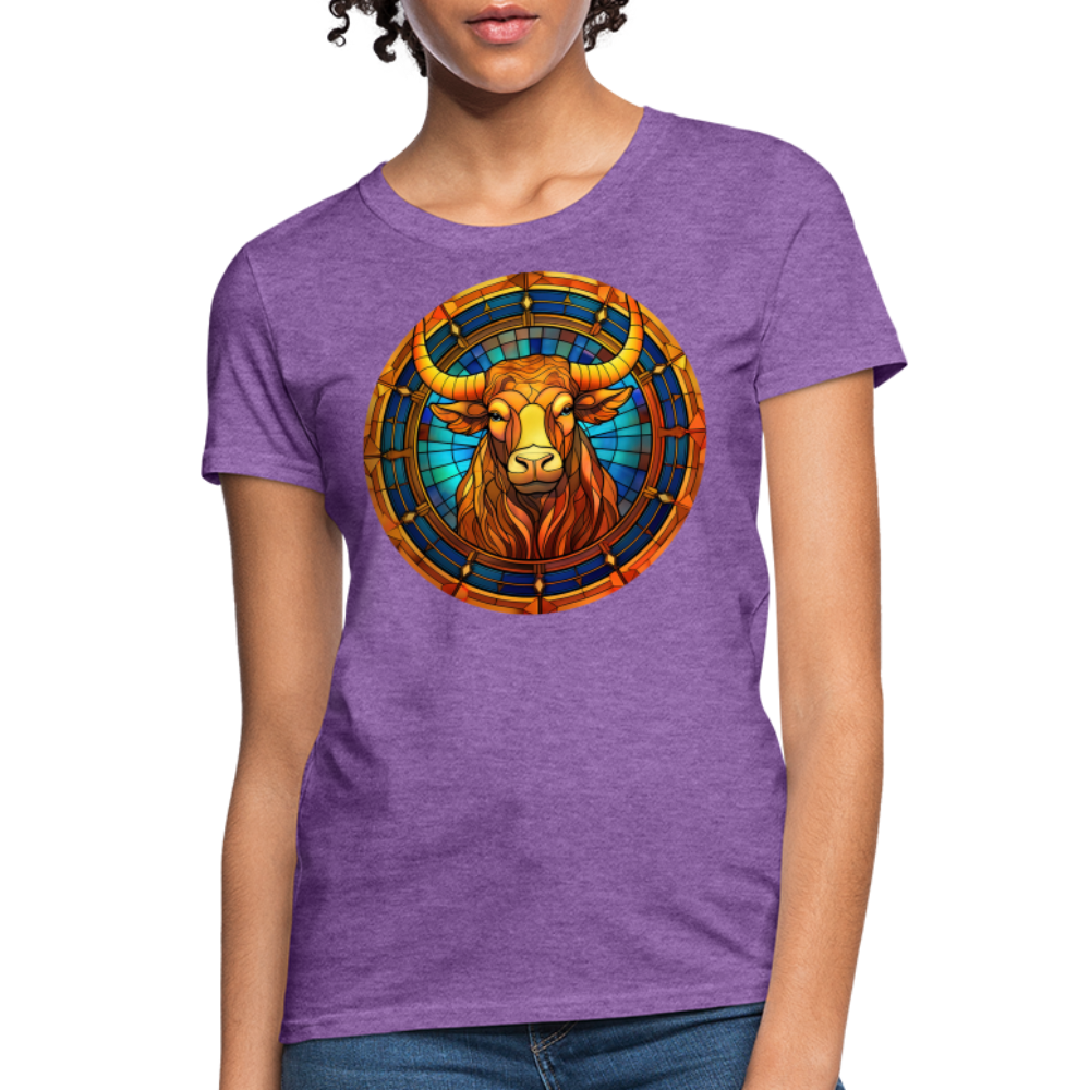 Women's Mosaic Taurus T-Shirt - purple heather