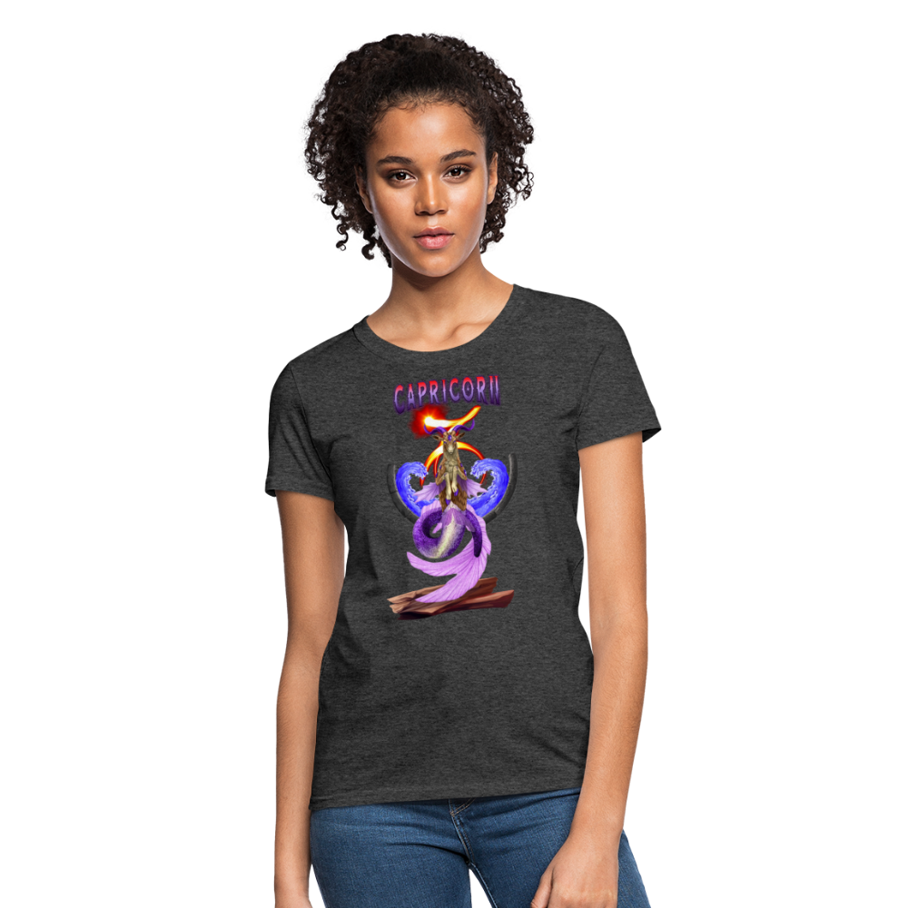 Astral Capricorn Women's T-Shirt - heather black