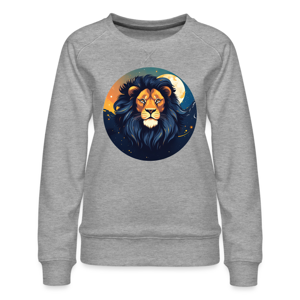 Women’s Mystic Leo Premium Sweatshirt - heather grey