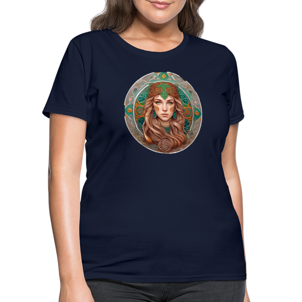 Women's Mythical Virgo T-Shirt - navy