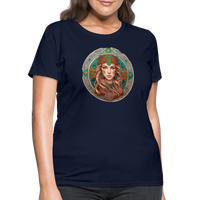 Thumbnail for Women's Mythical Virgo T-Shirt - navy