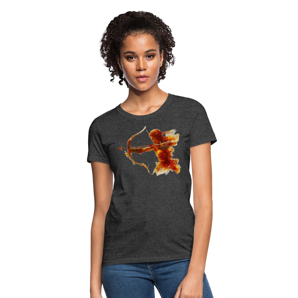 Women's Mythical Sagittarius T-Shirt - heather black