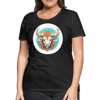 Thumbnail for Women’s Symbol Taurus Premium T-Shirt - black