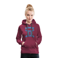 Thumbnail for Women's Power Words Gemini Premium Hoodie - burgundy