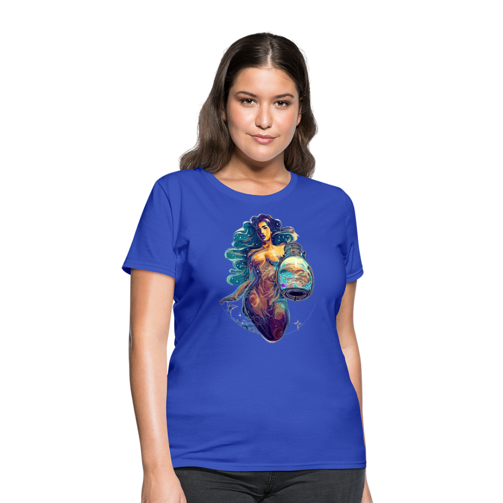 Women's Mythical Aquarius T-Shirt - royal blue