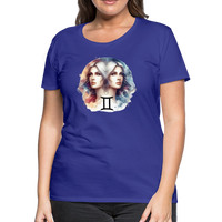 Thumbnail for Women’s Mythical Gemini Premium T-Shirt - royal blue