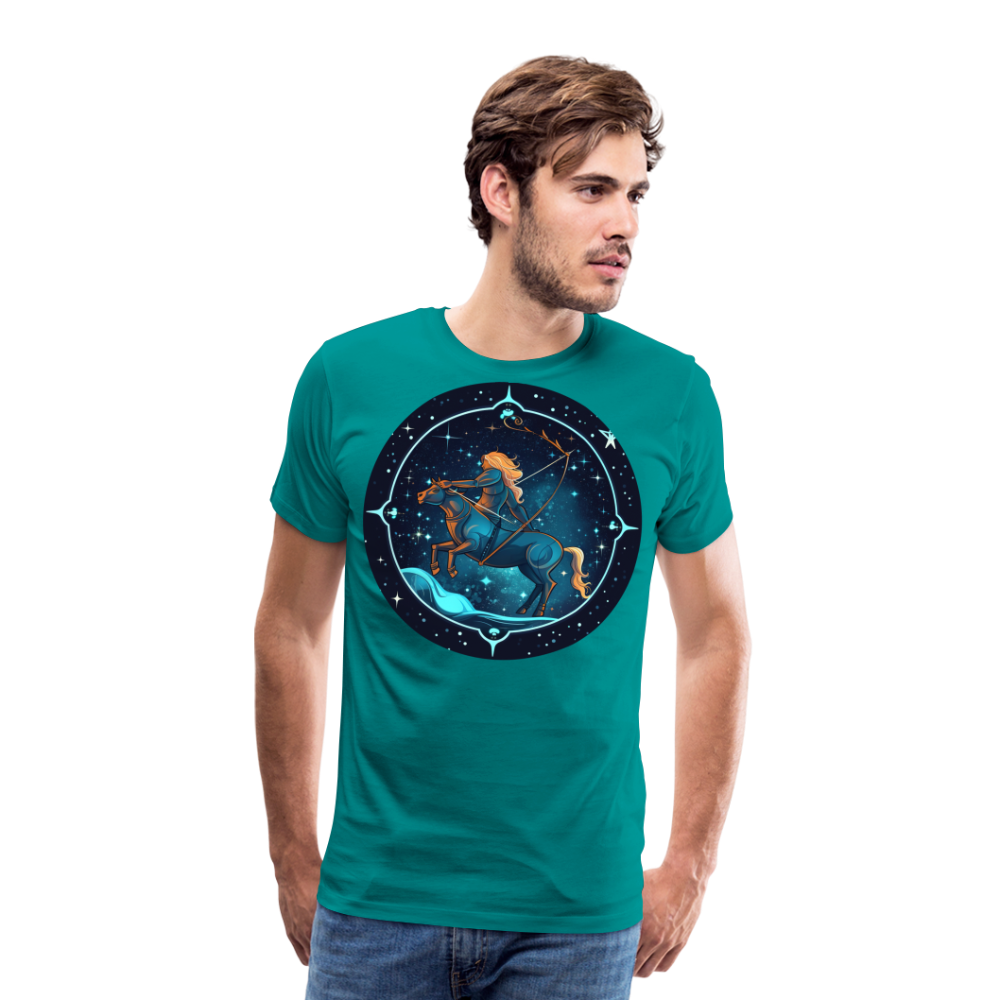 Men's Magic Sagittarius Premium T-Shirt - teal