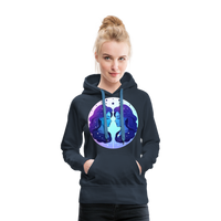 Thumbnail for Women’s Magic Gemini Premium Hoodie - navy