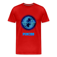 Thumbnail for Men's Pisces Premium T-Shirt - red