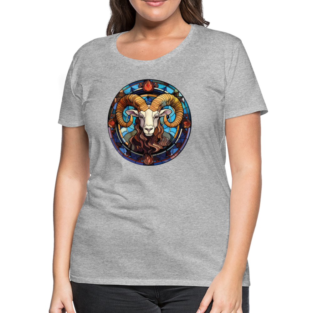 Women’s Mosaic Aries Premium T-Shirt - heather gray