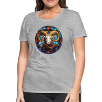 Thumbnail for Women’s Mosaic Aries Premium T-Shirt - heather gray