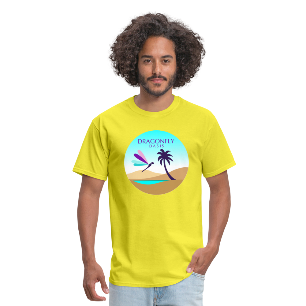 Men's Dragonfly 2nd Logo Classic T-Shirt - yellow