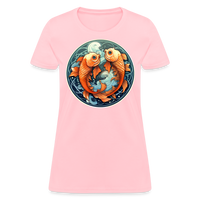 Thumbnail for Women's Symbol Pisces T-Shirt - pink