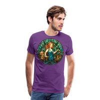 Thumbnail for Men's Mosaic Virgo Premium T-Shirt - purple